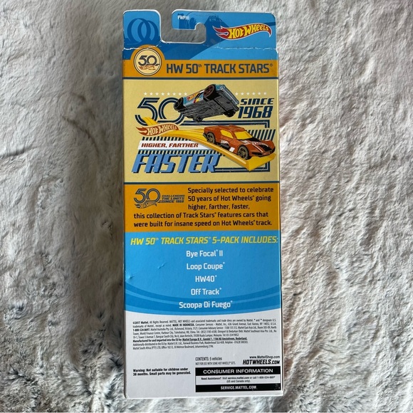 Hot Wheels 50th Anniversary Track Stars Set - Picture 3 of 7